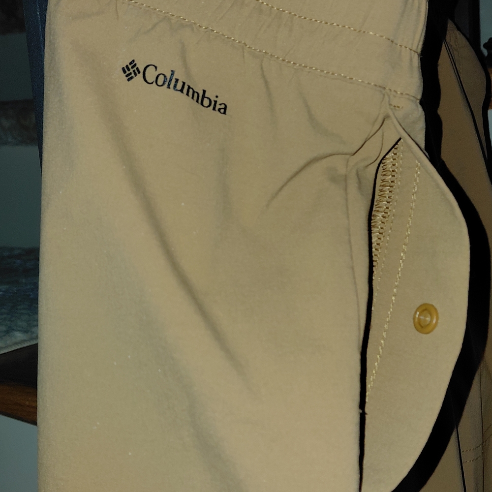 Columbia Tan Track Pants XXlg
